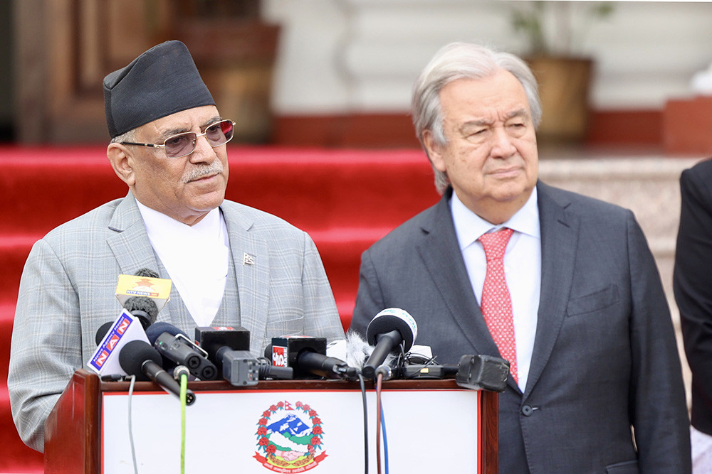 UN Secretary-General's visit expected to enhance Nepal's ties with international community: PM Dahal